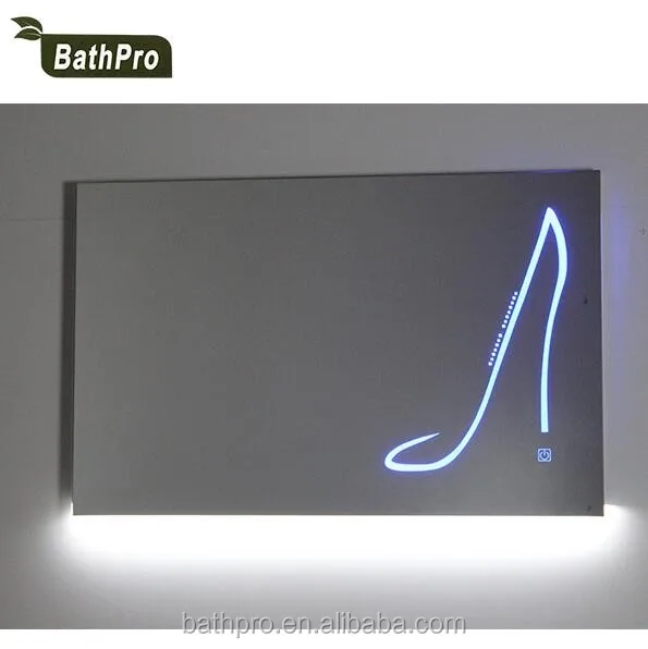 
Wall Hung LED Bathroom Mirror with Special Pattern 