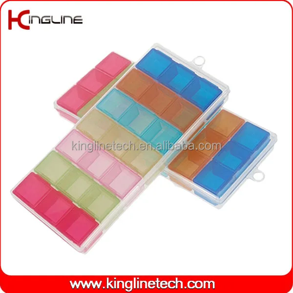 Ecofriendly Wholesale Plastic Pill Box,High Quality Pill Case,Custom
