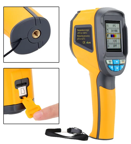 HT-02 Handheld Thermal Imaging Camera Infrared Thermometer IR Thermal Imager thermometer infrarouge termometro infravermelho - KingCare | KingCare.net