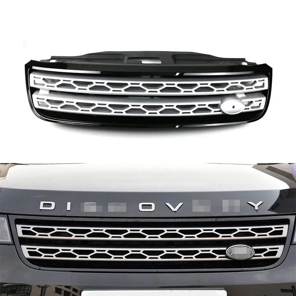 Lanlan 8x16mm Car Grill Grille Vent Mesh Aluminum Alloy Front Bumper Rhombic Grill Mesh Sheet Silver
