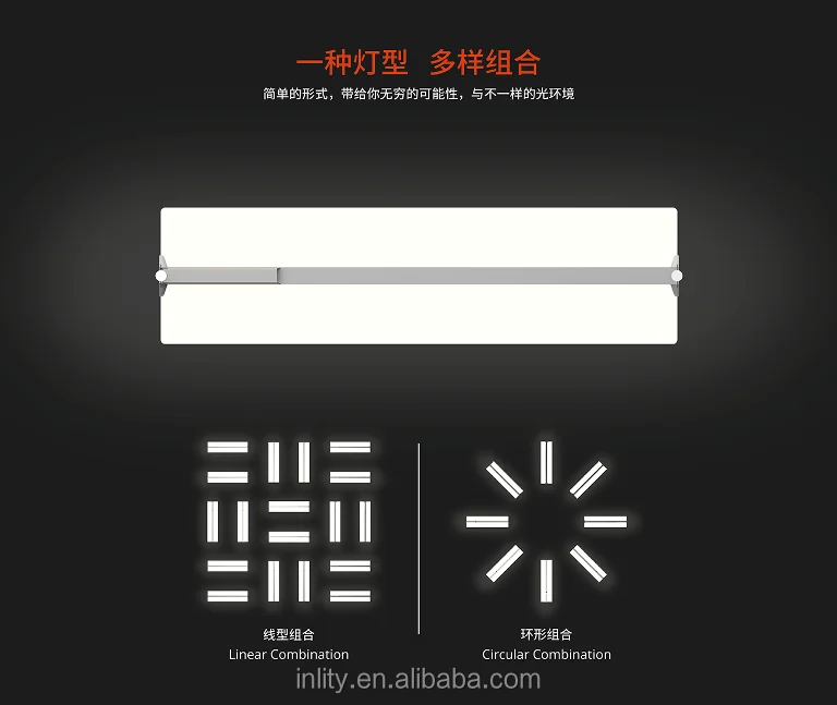 300x1200mm 36W Clear panel light suspension mounted LED pendant light