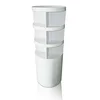 Promotional gift display counter cardboard desk top paper cd display stand