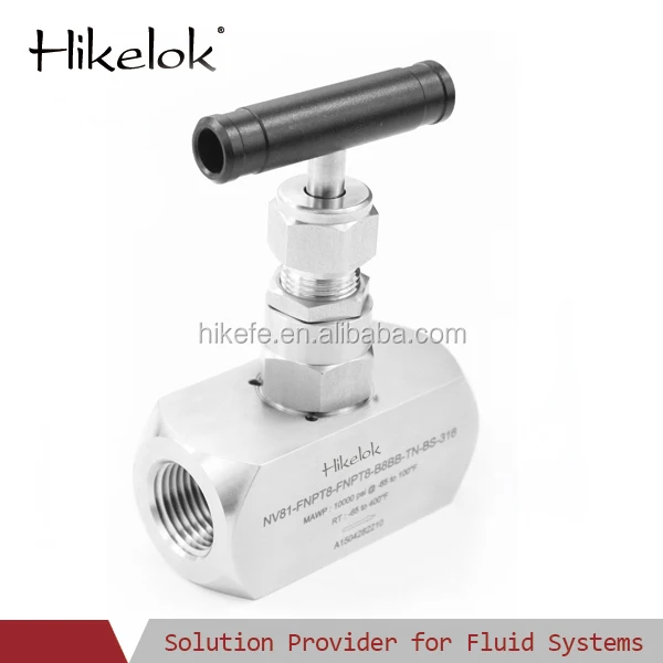 3/8 bsp male swagelok needle valve, high pressure small valve