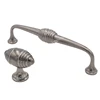 Solid metal hardware heat resistant antique silver furniture handles and knobs