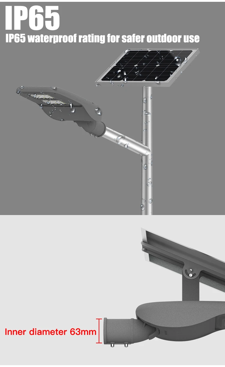 GEBOSUN IP65 Waterproof Bridgelux smd 60w 90w intelligent solar led road light - ANKUX.COM