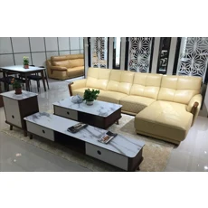 Foshan shunde furniture Italy design living room sofas modern corner sofas