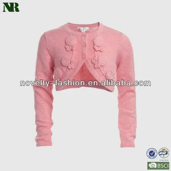 Girls Pink Cardigan Sweaters Latest Design