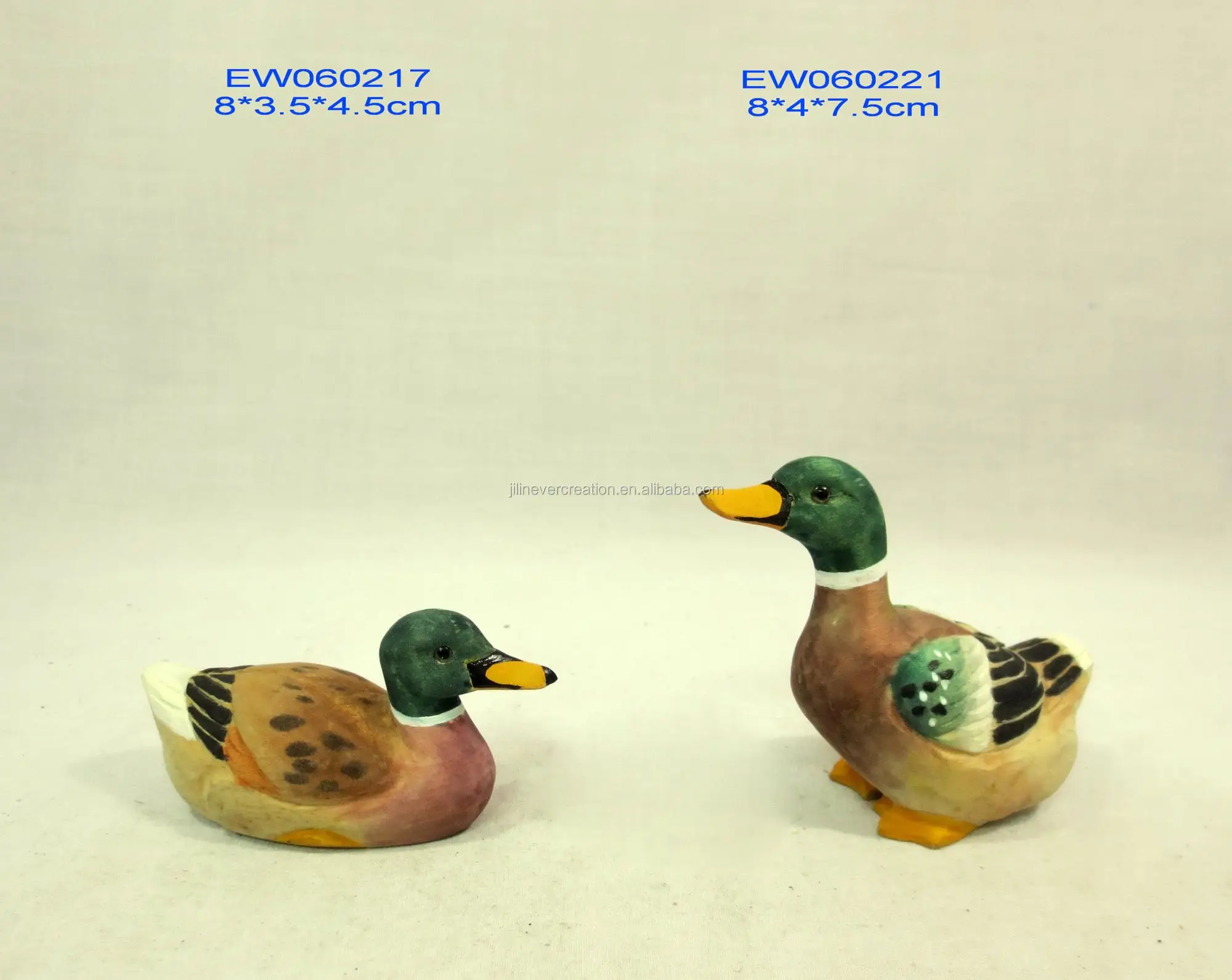 Hand Carved Hand Painted Vintage Wood 