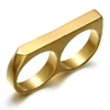 Two finger ornament Street trend rings Refers to the tiger rings JM003