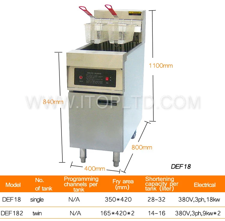 Upright Deep Fat Fryer Industrial Deep Fryer Kfc Deep Fryer Buy