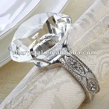clear glass diamond wedding napkin ring glass diamond wedding napkin ring bomboniere - Wedding Napkin Rings clear glass diamond wedding napkin ring glass diamond wedding napkin ring bomboniere - Wedding Napkin Rings