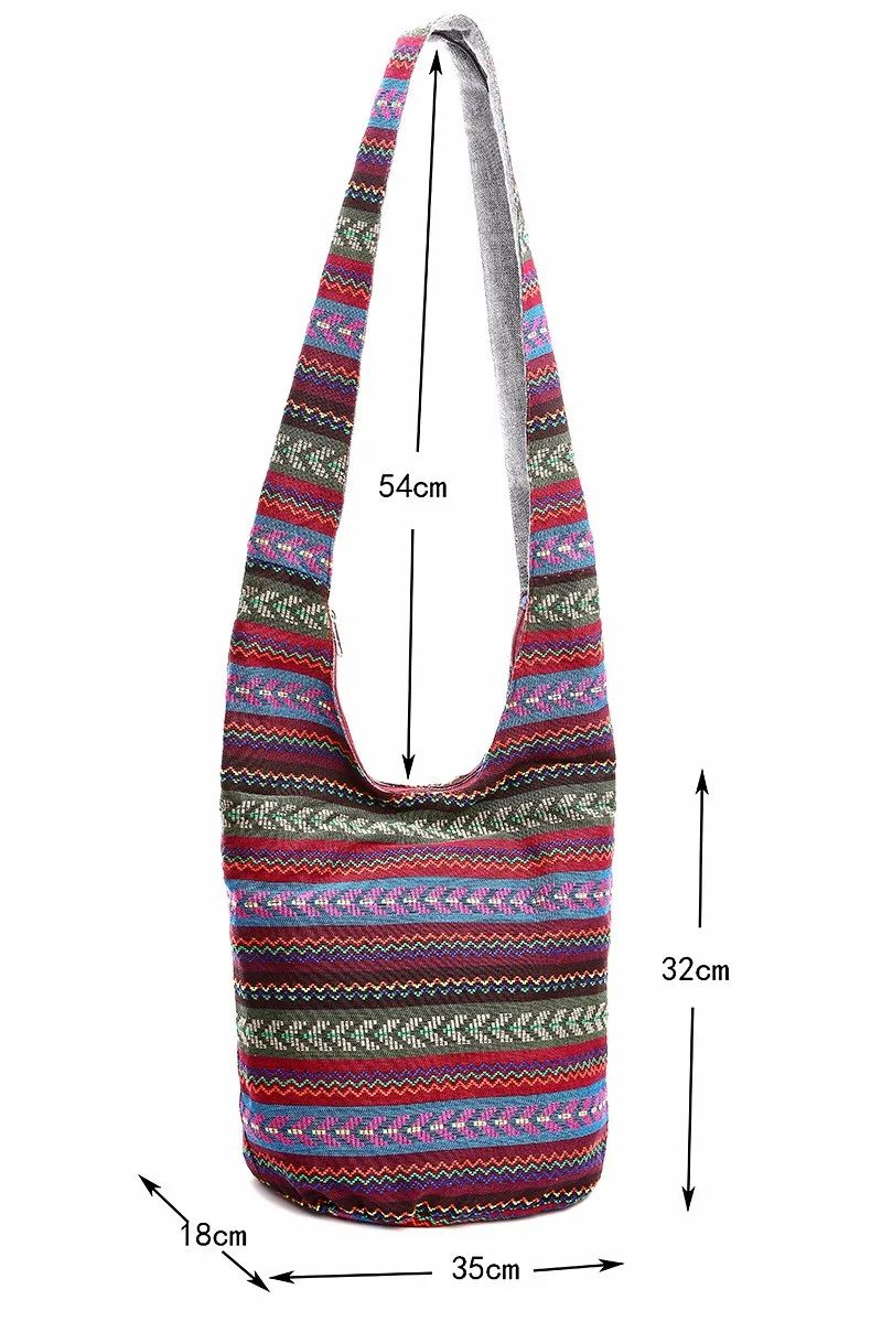 Whole Bohemian Women Shoulder Crossbody Bag Gypsy Hobo Hippie Bucket Messenger Cross Body Handmade Hipster Thai Top Bags White Handbags