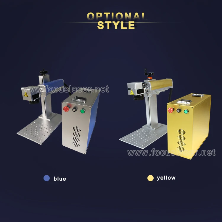 Focuslaser Fiber Laser Marking Machine Laser Engraving Machine for Stainless Steel Aluminum Brass Copper