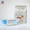 Custom Made Flat Bottom Pouch Bag, Stand Up Ziplock Flat Base Pouch For Food Packaging Supplier