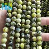 Stone Jewelry Beads Wholesale Price Gemstone Round Beads Natural Yellow Howlite Nature Gemstone Stone