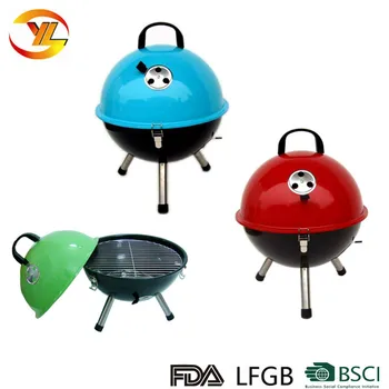 12 Football Mini Tabletop Round Small Charcoal Bbq Grill Round Small Charcoal Bbq Grill