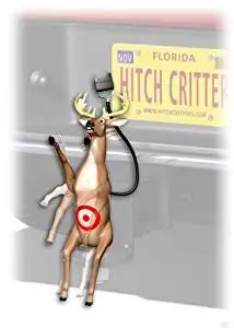 Hitch Critters 3591 Don't Shoot Deer Moving Ball Hitch Cover and Brake Light