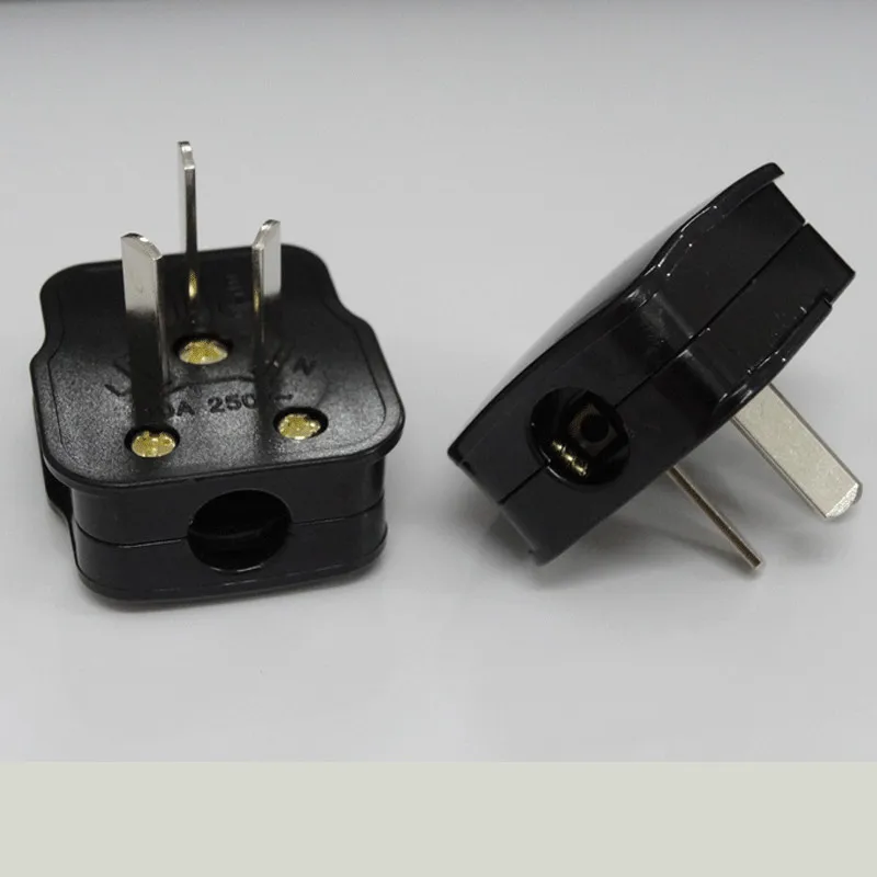 3 Pins 250v 10amp Rewireable Plug Australian Use Plug Buy 250v 10amp