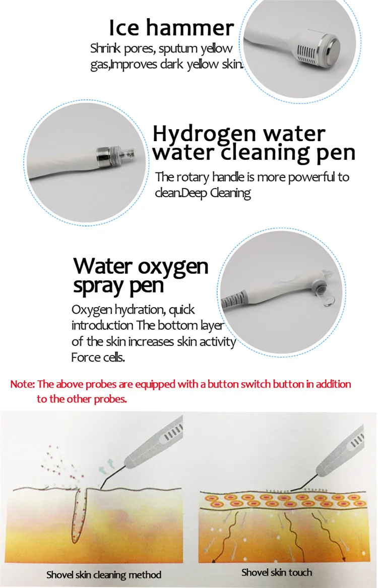 New Innovative Products 2019 Professional Hydro Dermabrasion Facial / Diamond Hydra Microdermabrasion Machine