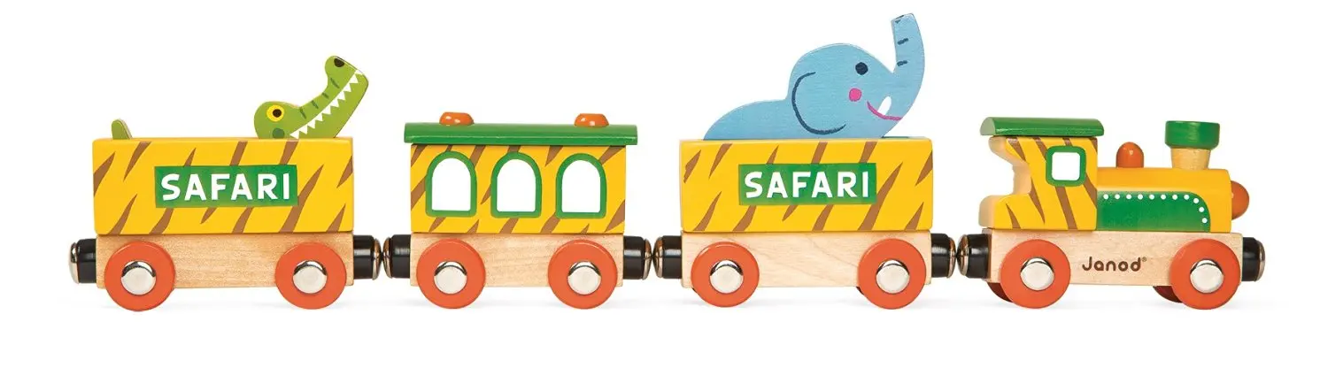 janod story express safari train set