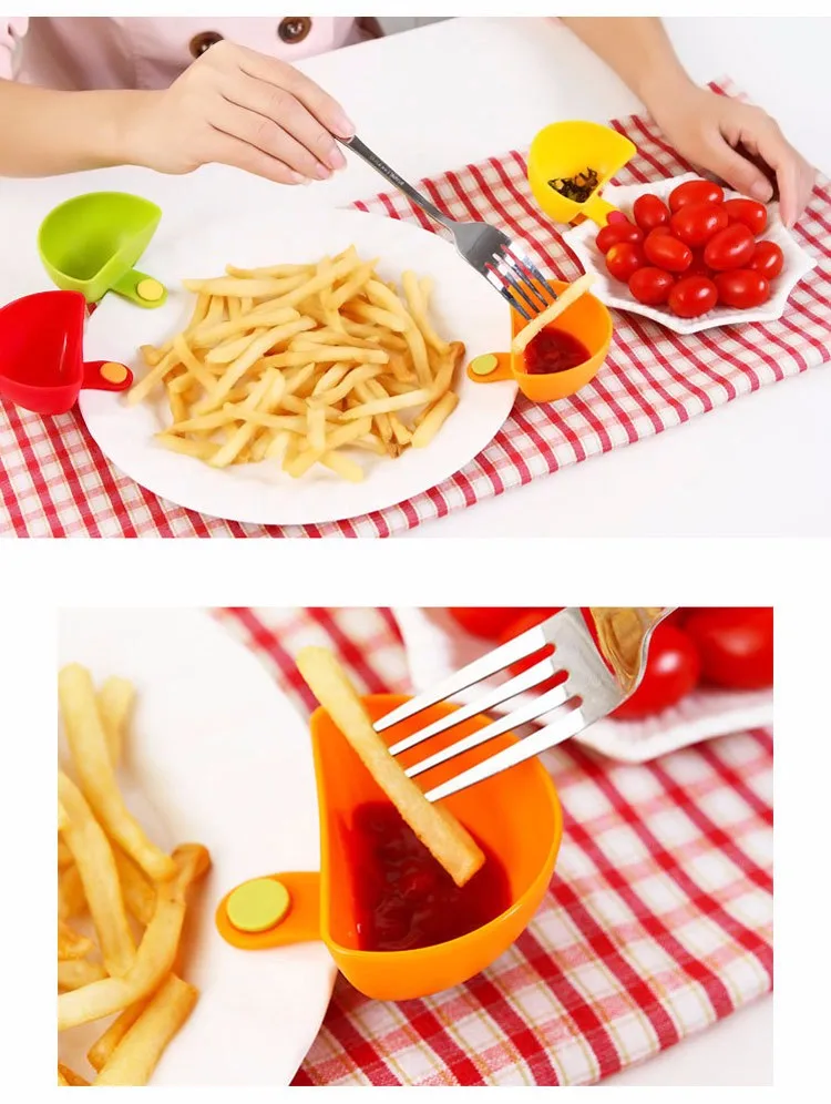 Dip Clip Bowl Dipping Sauce Clip Cup Condiment Dipping Bowls Clipon