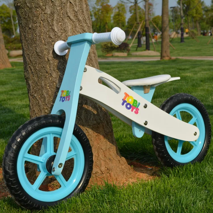 elc wooden balance bike