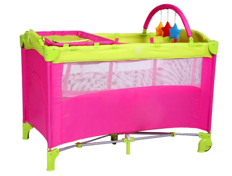 Baby Play Yard With Changing Table,Baby Folding Playpen,Travel Cot