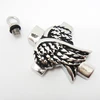 Personalized Custom Cremation Urn Necklace For Ashes Memorial Always In cross Angel Wing Pendant