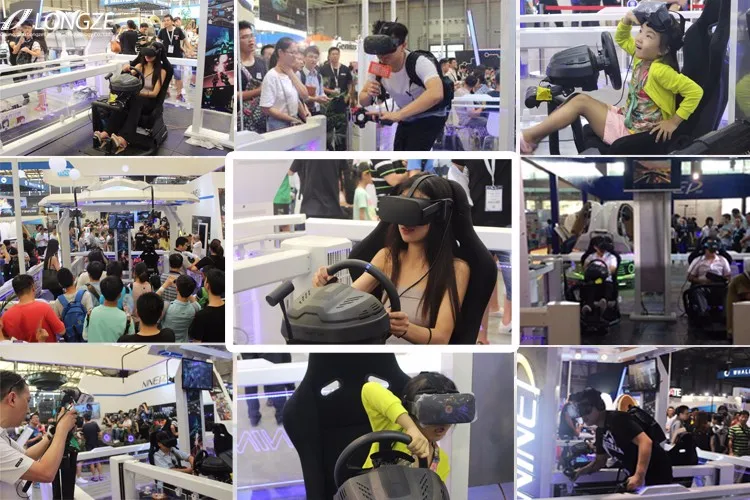 Longze 2016 USA IAAPA expo big discount vr headset vr sky equipment with virtual reality headset