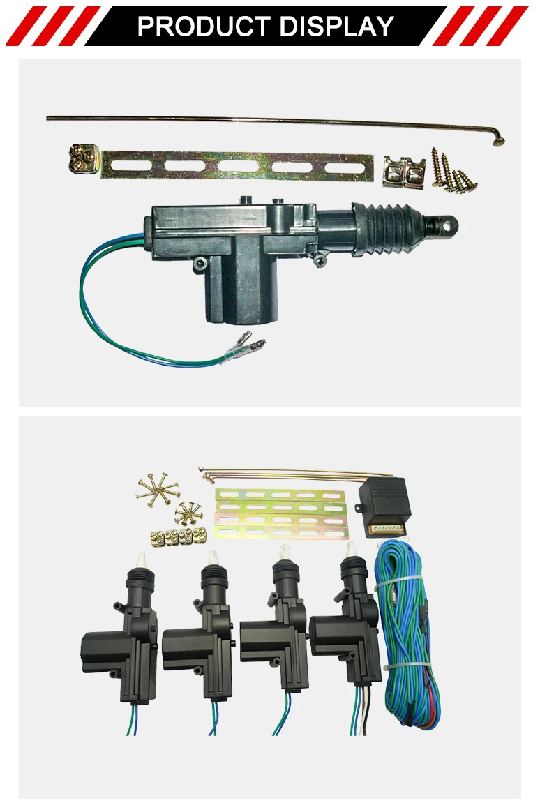 Smart Door Lock Central Locking System With 1 Master 3 Slaves Actuators