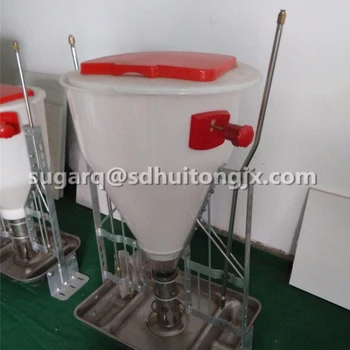 Pp Ss304 100l Capacity Auto Dry Wet Feeder Galvanized Livestock