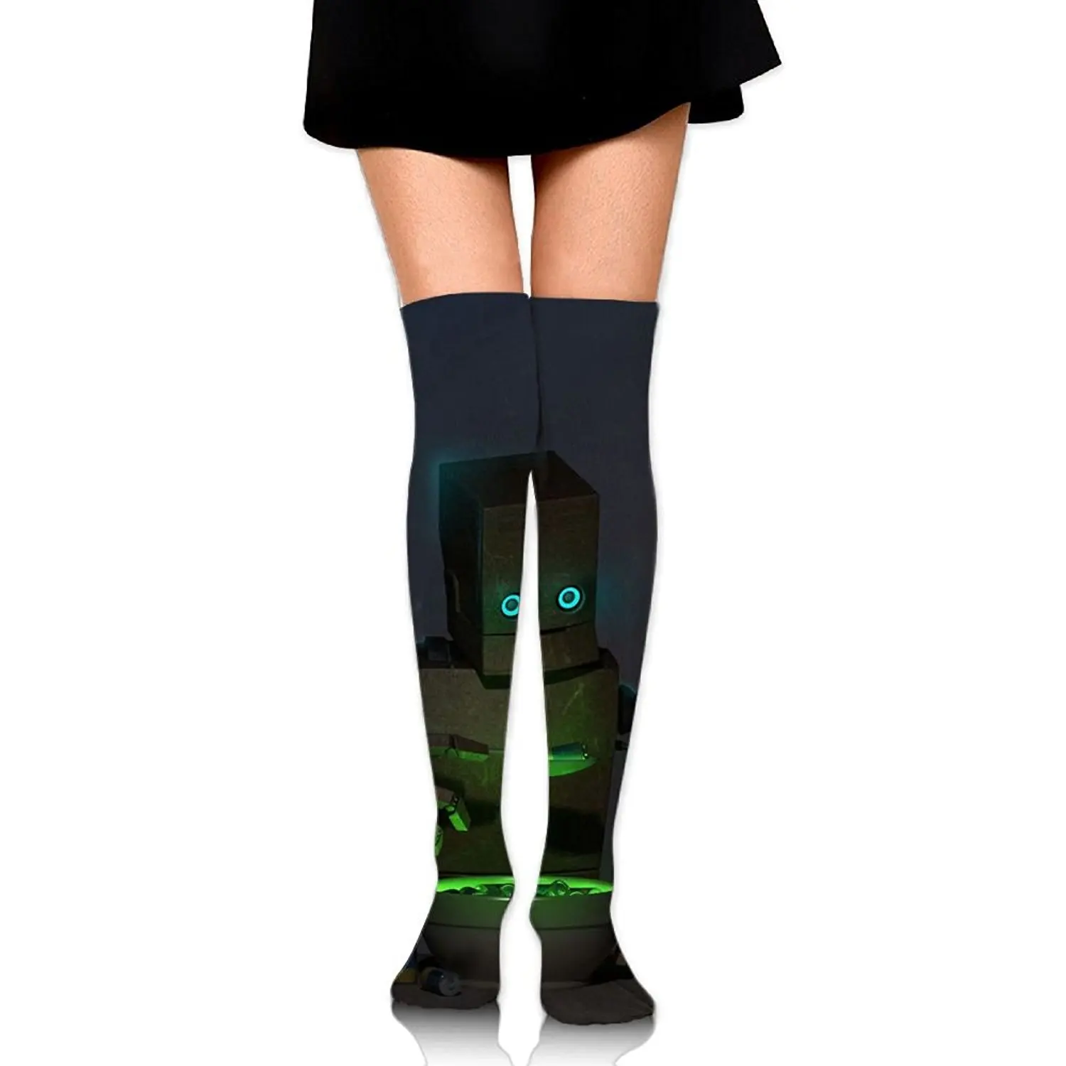 Zaqxsw Robot Women Vintage Thigh High Socks Thermal Socks For Womens