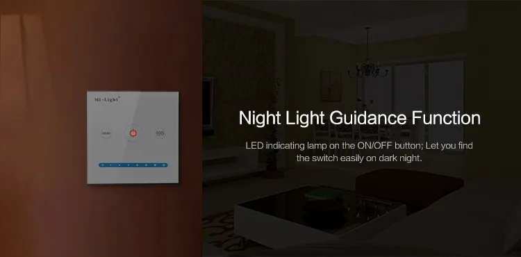 DC12-24V Milight P1 Led Controller Touch Switch Panel Adjust Brightness Led Dimmer Controller