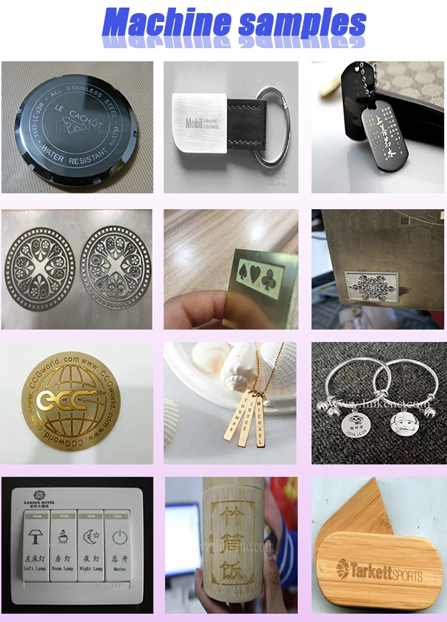 20W 30W 50W Portable mini metal and nonmetal Fiber laser marking machine