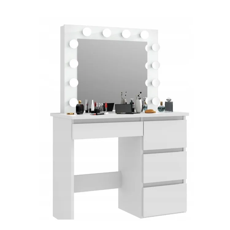 Modern Dressing Table With Mirror Makeup Table Vanity Table In
