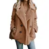 cz100a Hot Sale Most Popular Wholesale Women's Coats Size S-3XL Lady Winter Faux Wool Coat Women Plus Size