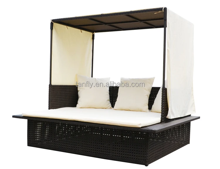 Super Moderne Resorts Grote Rotan Bed Met Gordijn - Buy Moderne Grote EE-73