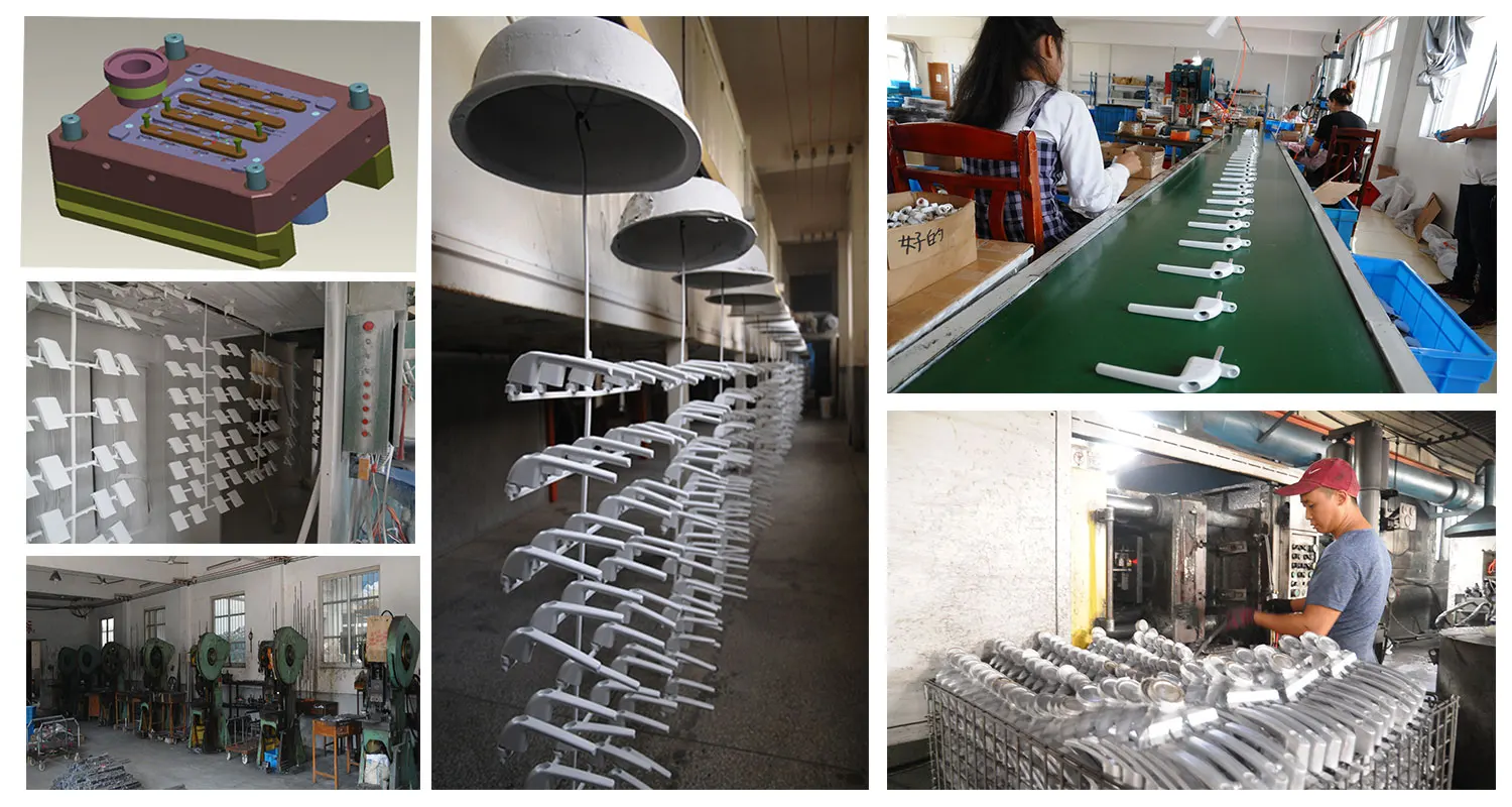 Bi Folding Door Fittings UPVC Sliding Door System FBI001