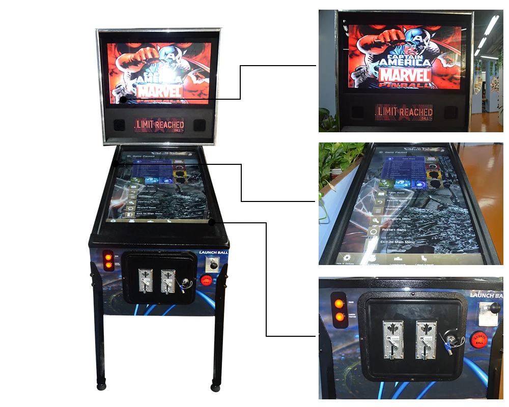 Hot Sale Stern Pinball Machine Arcade Mini Pinball Machine Coin