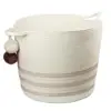 Extra Large Woven Cotton Rope Storage Basket Blanket Storage Baskets, Laundry and Toy Storage, Nursery Hamper