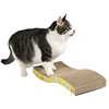 New designed ready to ship S shaped cat corrugated scratching mat pet cat scratcher