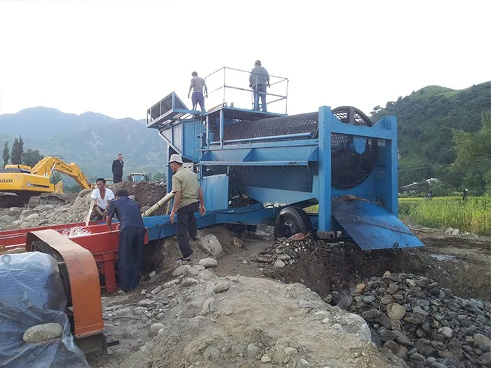 Land use Gold Washing Plant with gold separators