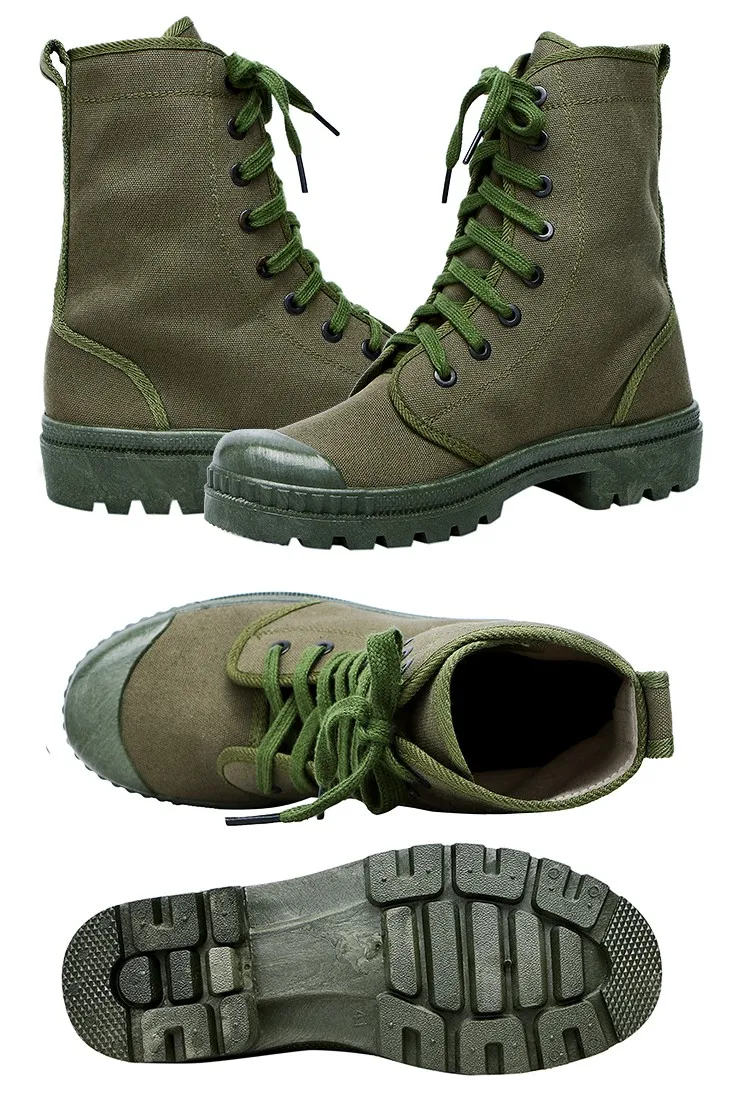 新兴军靴帆布靴子绿色高品质 mb05