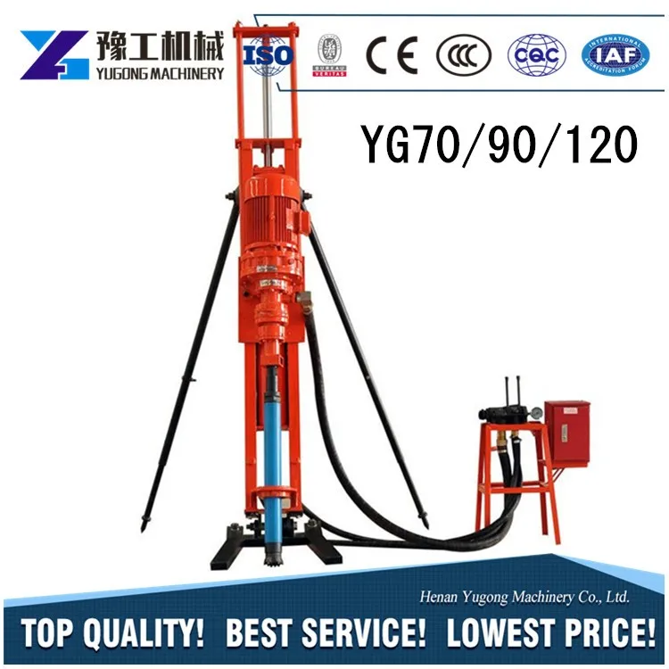 Yg Series Henan Yugong High Speed Drilling Rig For Tunnel Support And ...