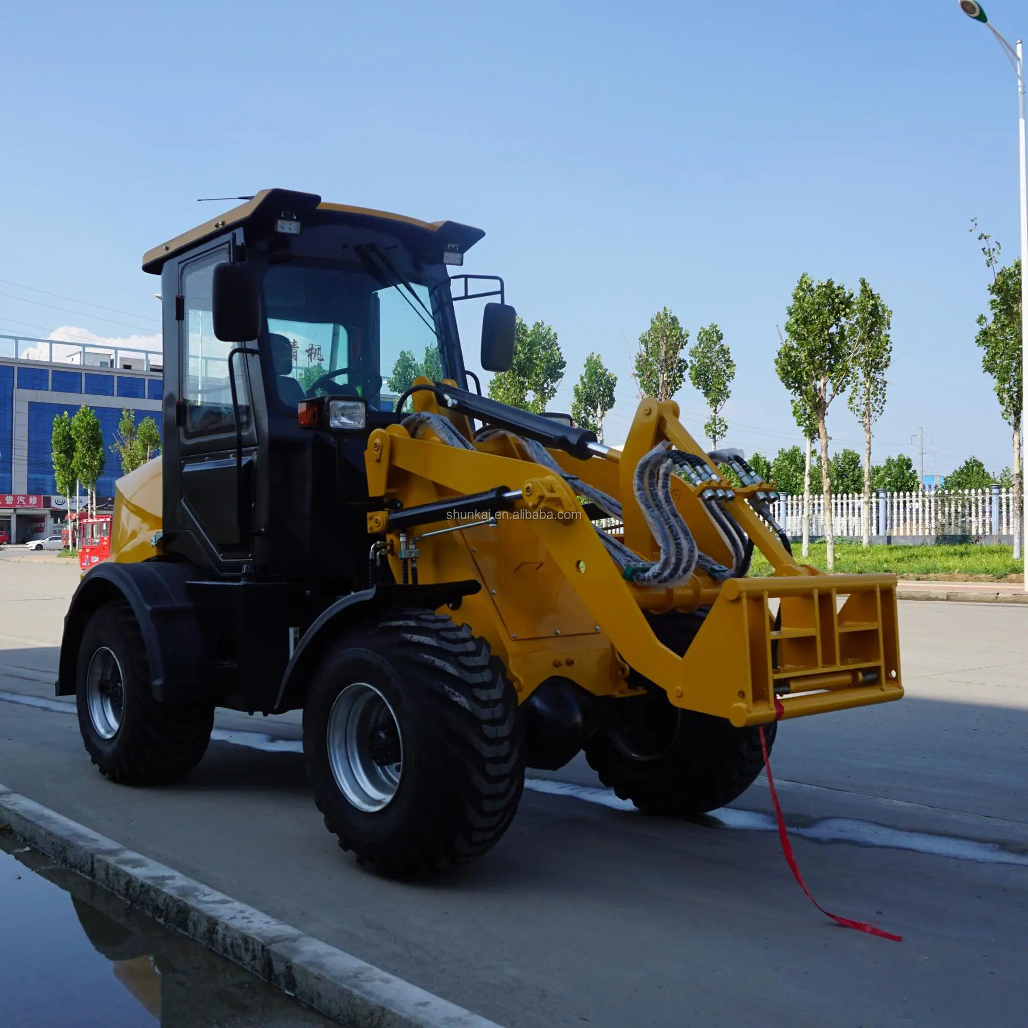 1 Ton Small Wheel Loader/small Front End Loaders For Sale/small Garden