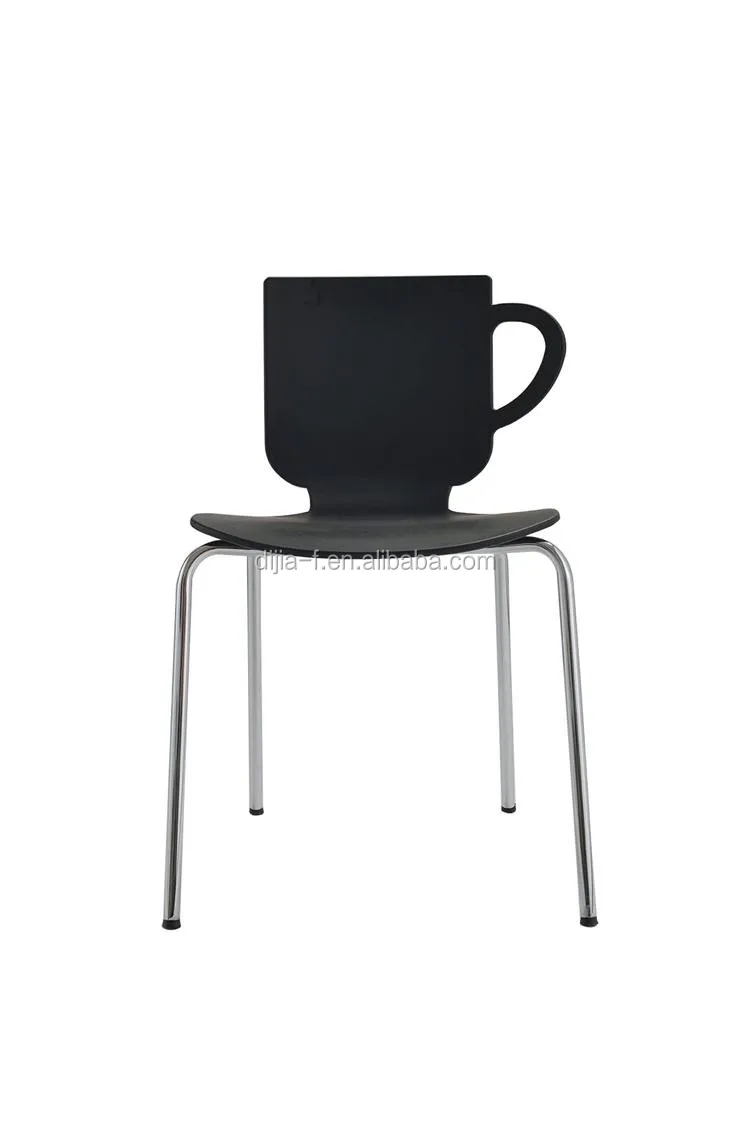 Competitive Price Cup Shape Plastic Chair with Steel Frame.jpg