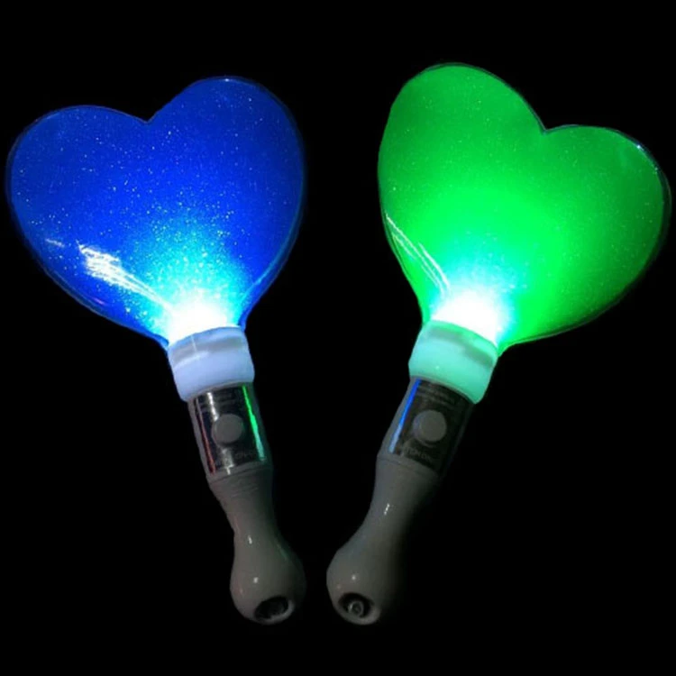 Battery Operated Led Glow Stick Heart Shape Led Light Stick Buy Led Light Stick Led Glow Stick