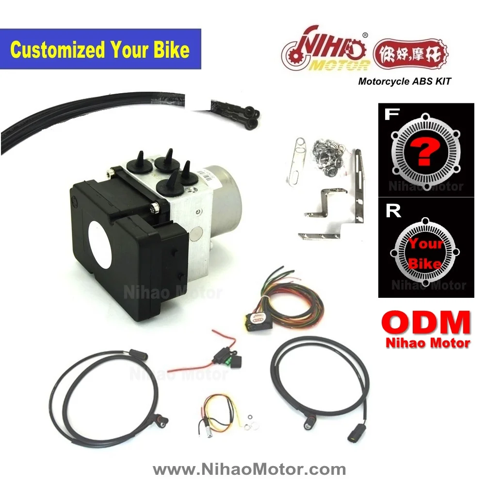 06 Motorcycle Abs Brake System Universal Antiblock Kit Diy Parts