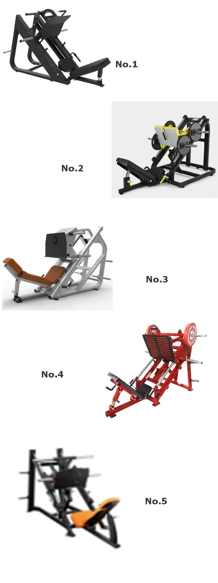 Strength Hack 45 Degree Extension Liner Leg Press For Sale