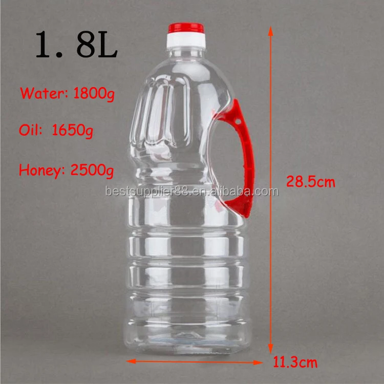 Wholesale Empty 1l Pet Plastic Bottles For Vinegar Edible Oil And